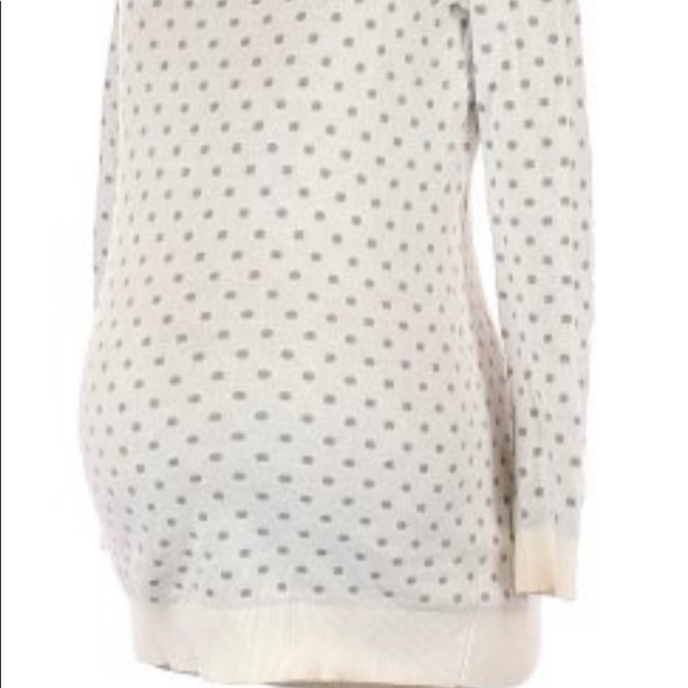 Motherhood Maternity Polka Dot Light Pullover